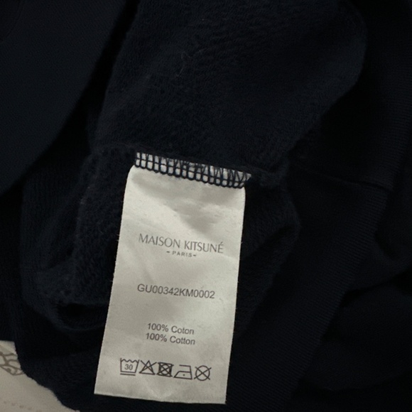 Maison Kitsuné Navy Sweatshirt - Picture 4 of 5